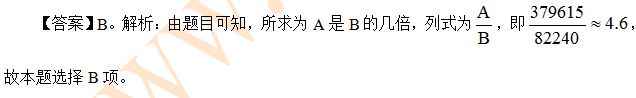 事业单位行政职业能力测验之资料分析：倍数的各种问法